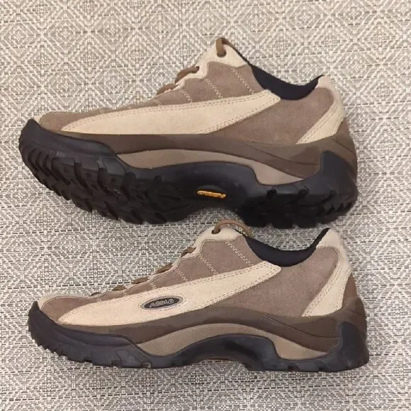 Asolo Women's Brown Suede Low Hiking Shoes Trail Running - Picture 6 of 10